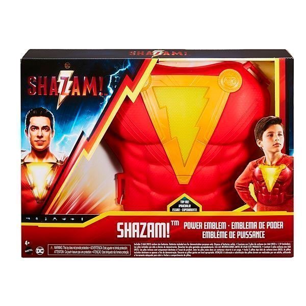 DC COMICS SHAZAM EMBLEMA DE PODER - IRION Juguetería -  DC COMICS SHAZAM EMBLEMA DE PODER - IRION Juguetería -